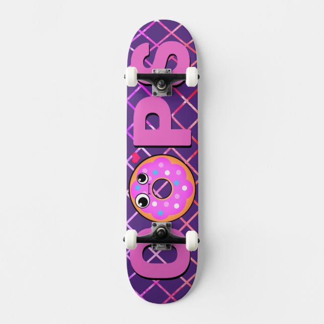 Skateboard Retro Pop Cop Love (Recto)