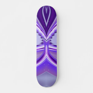 Skateboard Rêve de fleurs violettes, Imaginaire Abstrait Rain