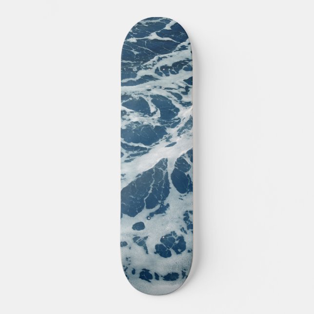 Skateboard Rêve des vagues de la mer de l'Atlantique #1 #océa (Recto)