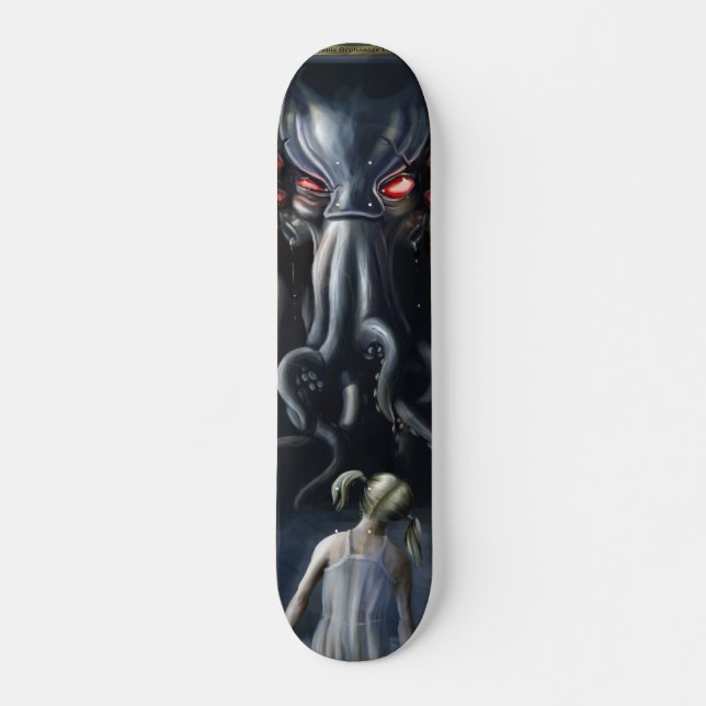Skateboard Rêve v2 : Cthulhu entrant dans notre monde (Devant)