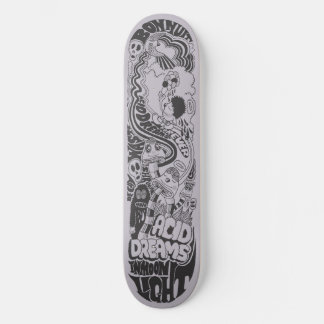 Skateboard Rêves acides dans la lumière de la lune