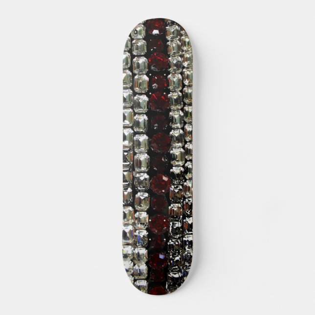 Skateboard Rhinestone, diamants, bijoux, pierres précieuses,  (Recto)