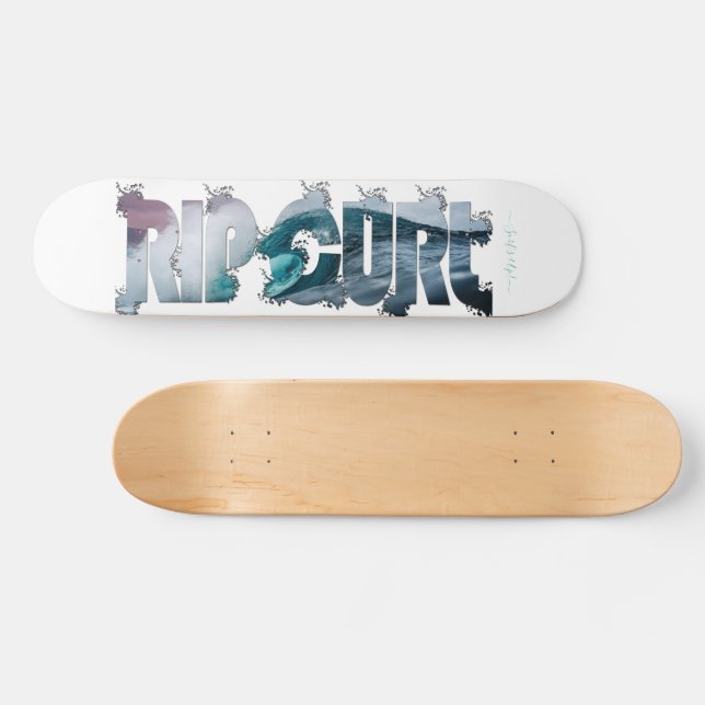 Skateboard Rip Curl Splash Surf vers le haut Slogan de script (Horz)