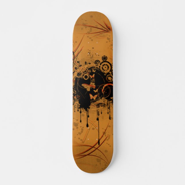 Skateboard Riyah-Li conçoit le papillon urbain (Devant)