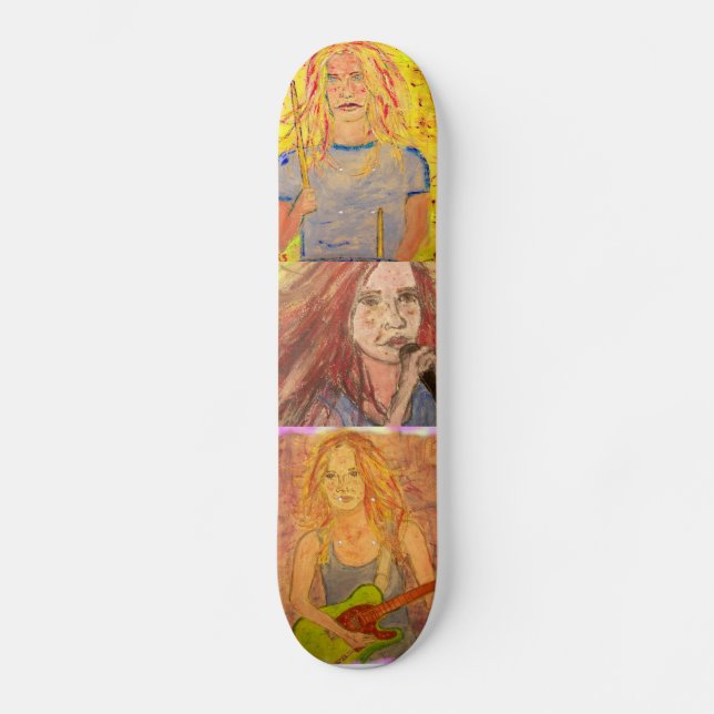 Skateboard Rock Girls Cool (Recto)
