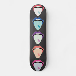 Skateboard Rolling Stones SurfBoard Tongue