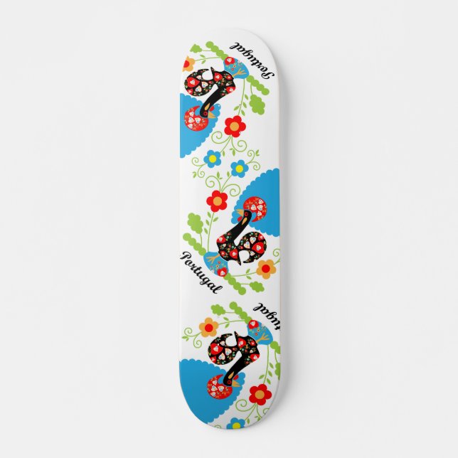 Skateboard Rooster portugais (Devant)