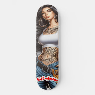 Skateboard Rosa inimitable