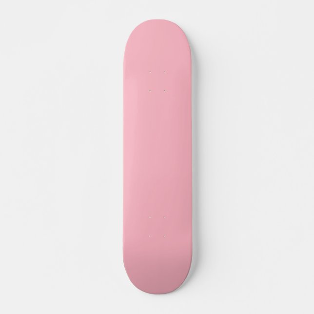 Skateboard Rose cerise en fleur (Devant)