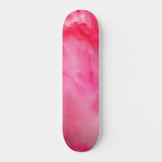 Skateboard Rose et rose abstrait