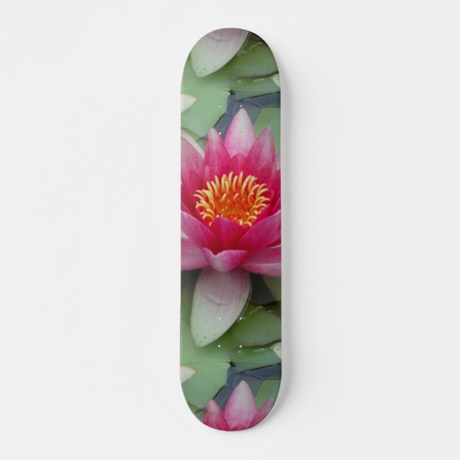 Skateboard Rose Lotus Water Lily (Devant)