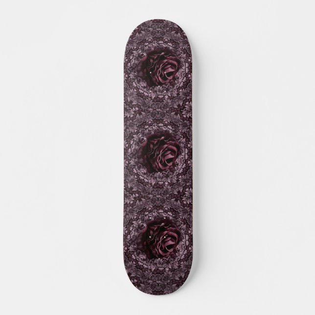 Skateboard Rose Mandala (Devant)