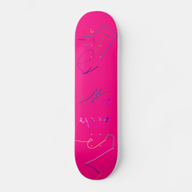 Skateboard Rose par 6 ans Chy (Recto)
