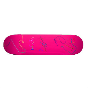 Skateboard Rose par 6 ans Chy