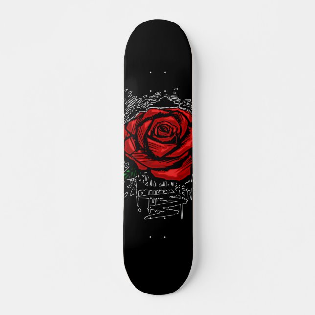 Skateboard Rose robuste (Devant)