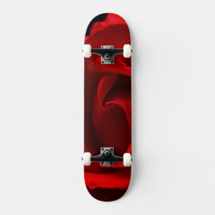 Skateboard Rose rouge