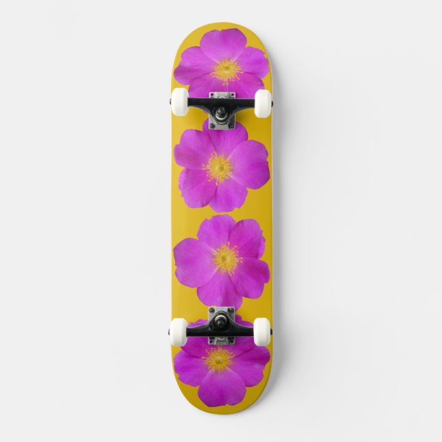 Skateboard Rose sauvage 2 (Recto)