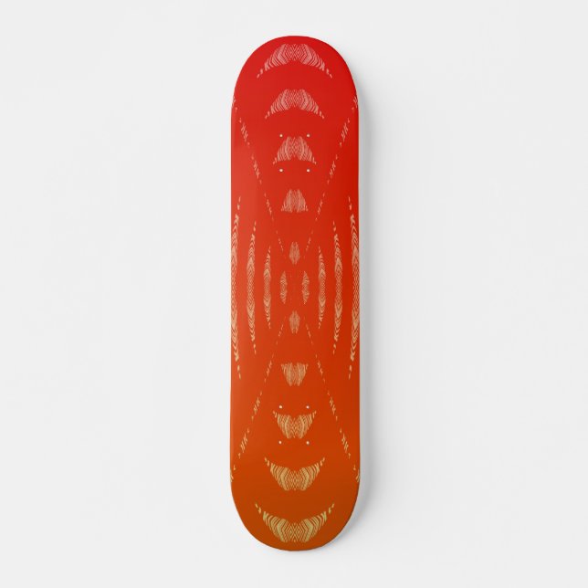 Skateboard Rouge Cobra - - Customisé (Devant)