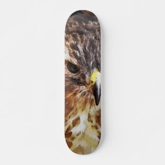 SKATEBOARD ROUGE TAILLÉ HAWK