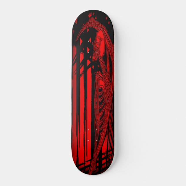 Skateboard Roulette rouge (Recto)