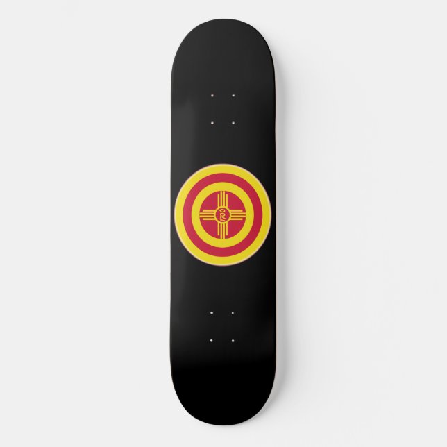 Skateboard Roundel d'Albuquerque (Recto)