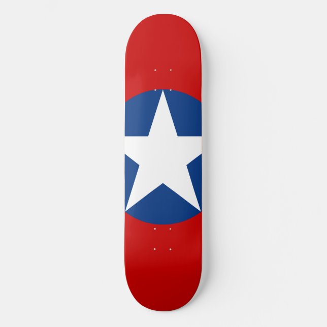Skateboard Roundel de Chile (Recto)