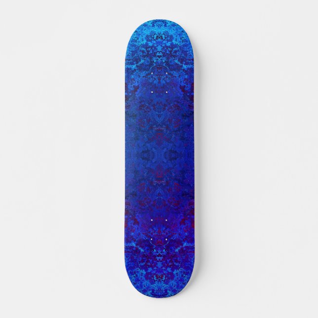 Skateboard Royal Blue Turquoise Gemstone (Devant)