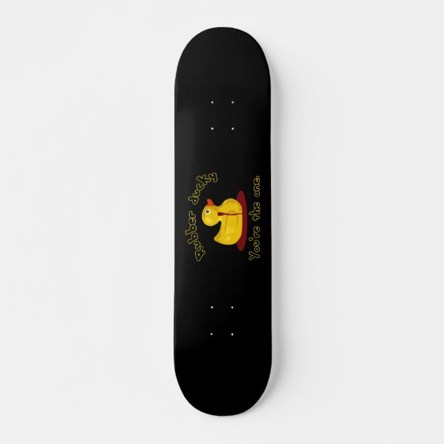 Skateboard Rubber Ducky - Vous êtes le canard qui saigne (Devant)