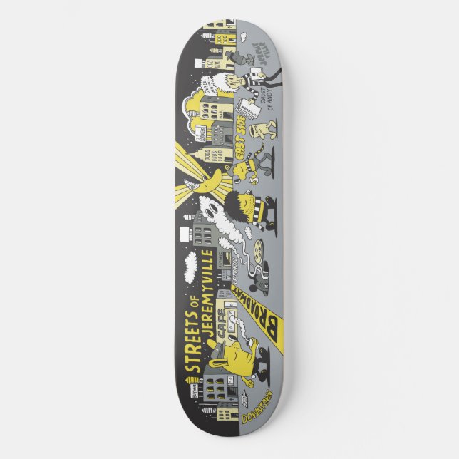 Skateboard Rues de Jeremyville (Recto)