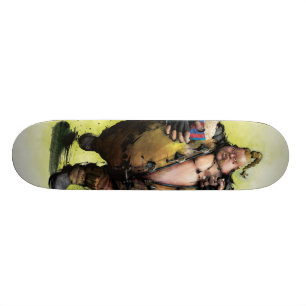 Skateboard Rufus avec le maïs éclaté