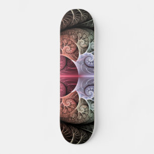 Skateboard Rythme cardiaque, art fractal de fantaisie surréal