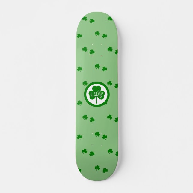 Skateboard Saint Patrick's Day (Devant)