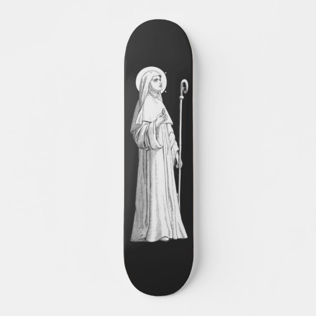 Skateboard Sainte Catherine de Sienne Vierge (Devant)