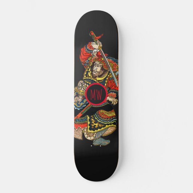 Skateboard Samouraï personnalisé (Recto)