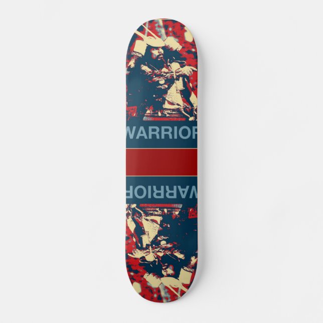 Skateboard Samouraïs japonais de guerrier de bushido d'arts (Recto)