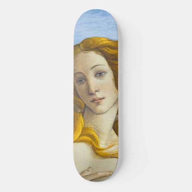 Skateboard Sandro Botticelli - Naissance de Vénus Gros plan (Recto)