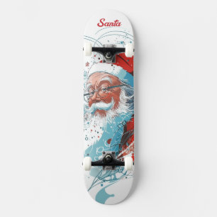Skateboard Santa Claus