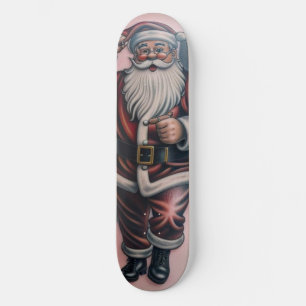 Skateboard Santa Tattoo 1