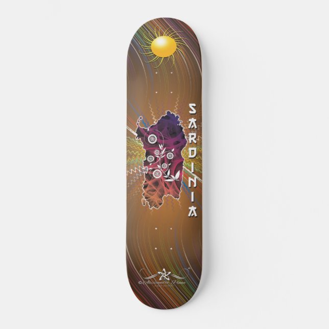 Skateboard Sardaigne (Recto)