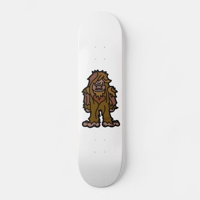 Skateboard sasquatch skatin'. (Recto)