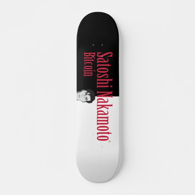 Skateboard Satoshi Nakamoto (Devant)
