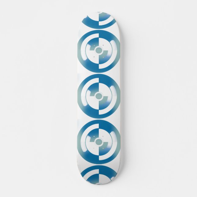 Skateboard Scateboard with Tiled Abstract (Devant)