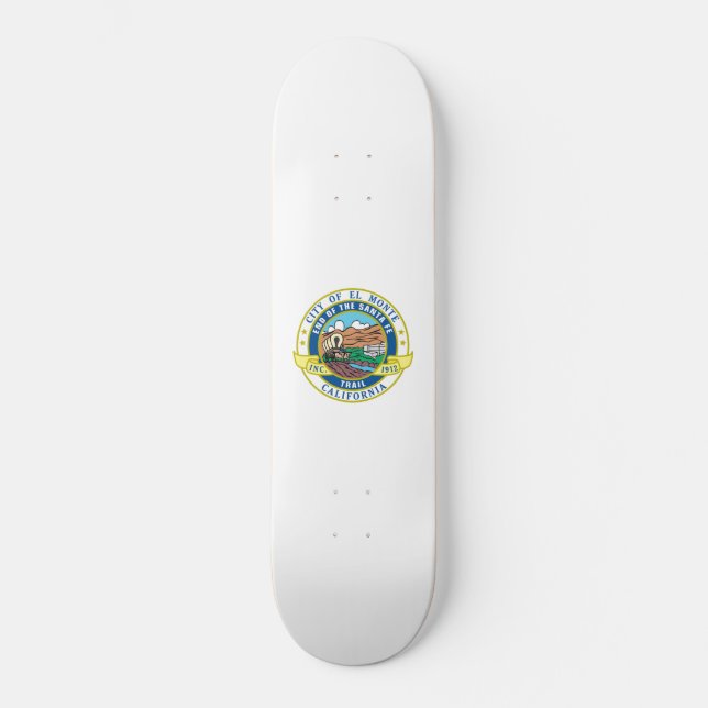 Skateboard Sceau urbain d'El Monte (Californie) (Recto)