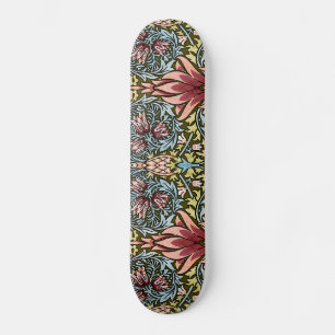 Skateboard Schéma floral William Morris Snakeshead