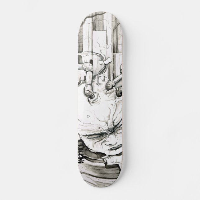 Skateboard Scientifique fou (Recto)