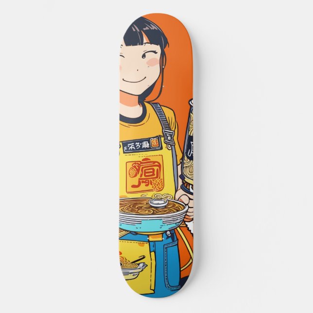 Skateboard Secreto de la Sopa de Fideos (Recto)
