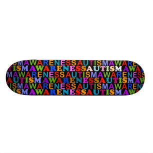 Skateboard Sensibilisation sur l'autisme