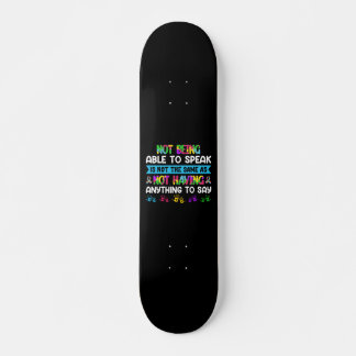 Skateboard Sensibilisation sur l'autisme - ASD Motivational A