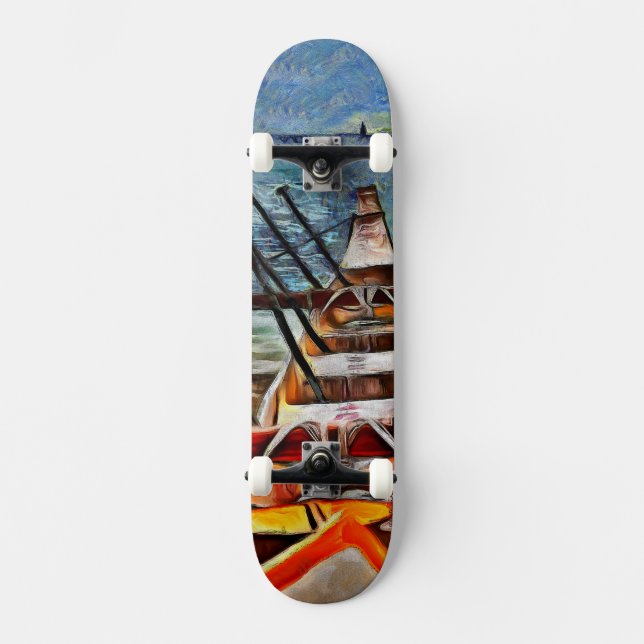 Skateboard Série tropicale (Recto)