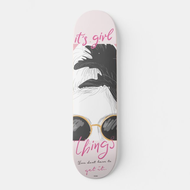 Skateboard Ses choses de fille (Recto)